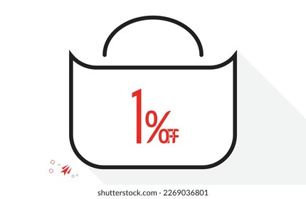 1 % Rabatt auf Taschendesign-Vorlagen.