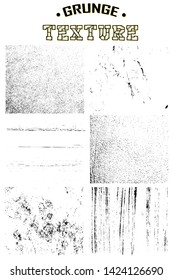 1 pack Distressed overlay texture, grunge background. abstract halftone vector. Simply Place illustration over any Object to Create grungy Effect, splattered, abstract, anything for your design