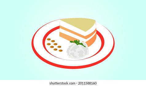 1 piece of cake to eat
