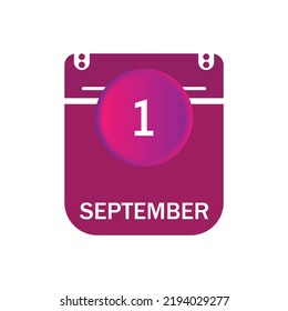 1. September 2010 - Kalendersymbol mit Datum
