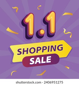 "1 to 1 Shopping Sale: Our square template delivers personalized deals, connecting customers with tailored offers and an individualized shopping journey for a fulfilling and unique purchase experience