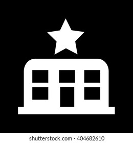 1 Star Hotel icon Illustration design