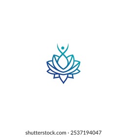 1 tecnologia ilusão lotus flor logotipo