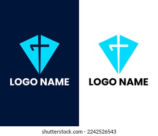 1 with tie logo vector design template sign