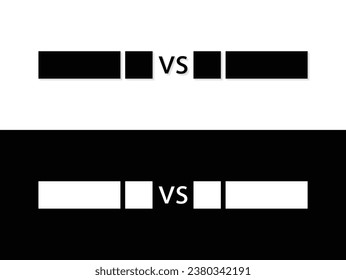 1 VS 1 bracket, one versus one fight