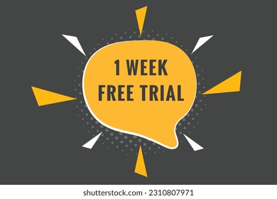 1 week Free trial Banner Design. 1 week free banner background