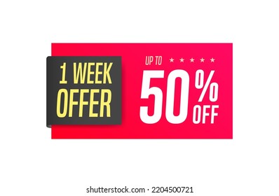 1 Week Offer Up To 50% Off Shopping Label