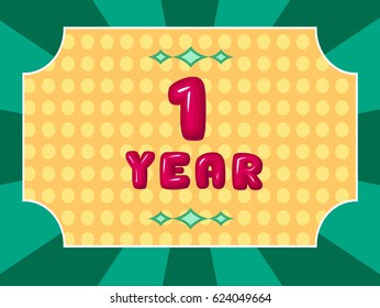 1 year