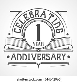 1 Year Anniversary Celebration Design.