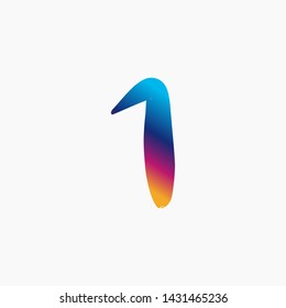 1 year anniversary celebration vector template design illustration