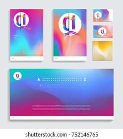 1 year. Set of Anniversary design layout , template design for web, game ,Creative poster, booklet, leaflet, flyer, magazine, invitation card