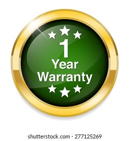 1 year warranty button