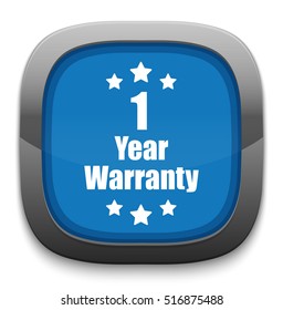 1 year warranty button