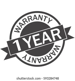 1 year warranty images stock photos vectors shutterstock https www shutterstock com image vector 1 year warranty iconwarranty icon on 593284748