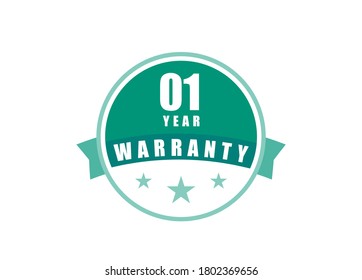 1 Year Warranty image vectors