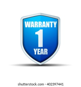 1 Year Warranty shield