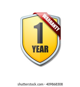 1 Year Warranty shield