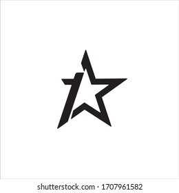 1 Year Warranty Stars Logo for Product Package Labels such as electronics and home appliance or devices.