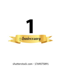 Ilustración de diseño de plantillas vectoriales de celebración de 3 años