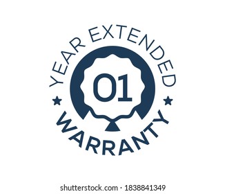 1 Years Warranty images, 1 Year Extended Warranty logos