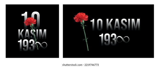 10 kasım 1938 Mustafa Kemal Atatürk.
Works in horizontal and square form for social media sharing. translation: 10 November 1938