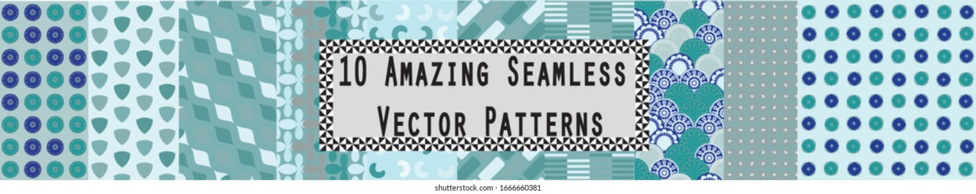 10 Amazing Seamless Vector Patterns