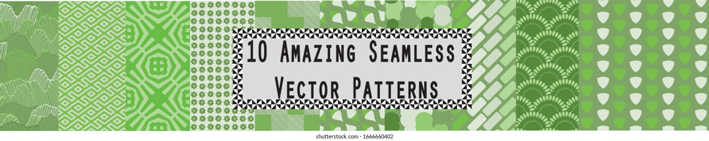 10 Amazing Seamless Vector Patterns