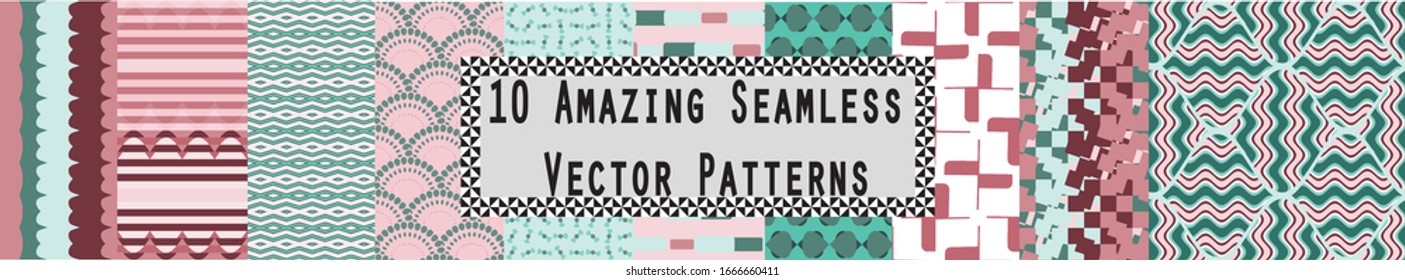 10 Amazing Seamless Vector Patterns