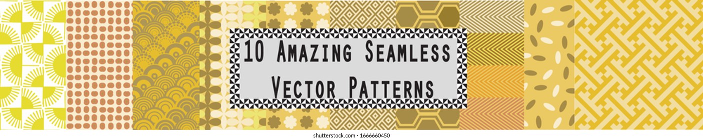 10 Amazing Seamless Vector Patterns