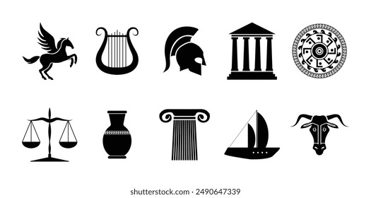 10 Ancient Greek Set Collection 