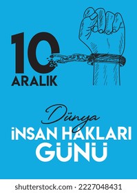 10 aralik insan haklari gunu translate: 10 december human rights day 