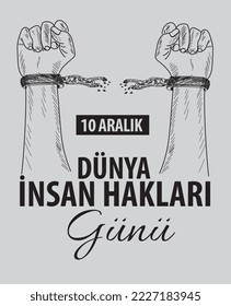 10 aralik insan haklari gunu translate: 10 december human rights day 