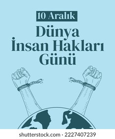 10 aralik insan haklari gunu translate: 10 december human rights day 