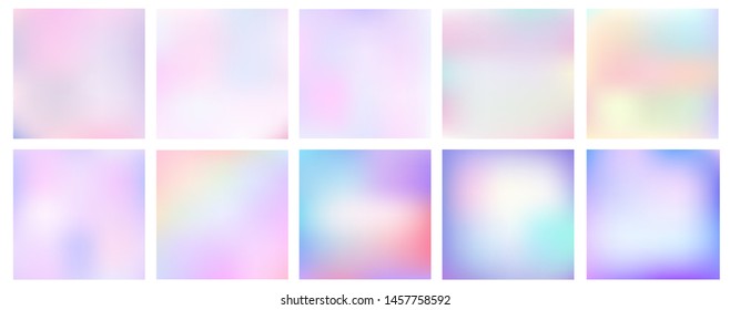 10 blurred abstract background and pastel color.