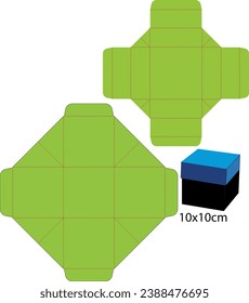 
FORMATO DE CAJA DE 10 CM DISEÑO DE ARTE DE CORTE PA.eps