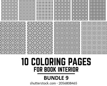 10 Coloring Pages for Book Interior Bundle 9