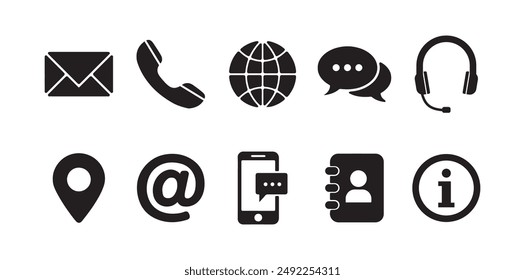 10 Contact Us Element Set