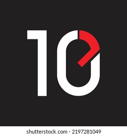 10 Days Left sign - emblem, label, badge,sticker, logo. Designed for your web site design, logo, app, UI