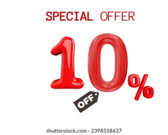 Up to 10% discount off vector