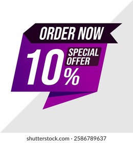10% Discount Offer Banner - Special Promo Deal
