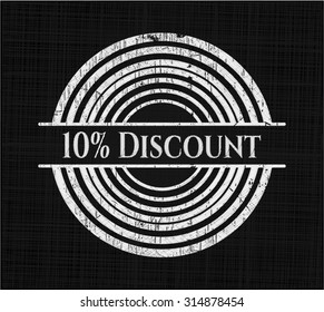 10% Discount on chalkboard