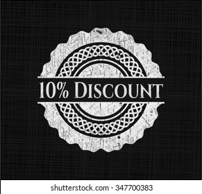 10% Discount on chalkboard