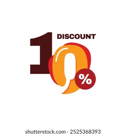 10% Discount Sale Vector Template Design Illustration Collection