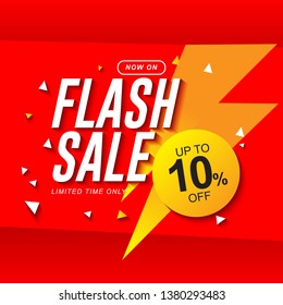 10% discount, Sales Vector badges for Labels, Stickers, Banners, Tags, Web Stickers, New offer. Discount sign banner.