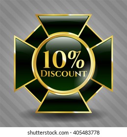 10% Discount shiny emblem