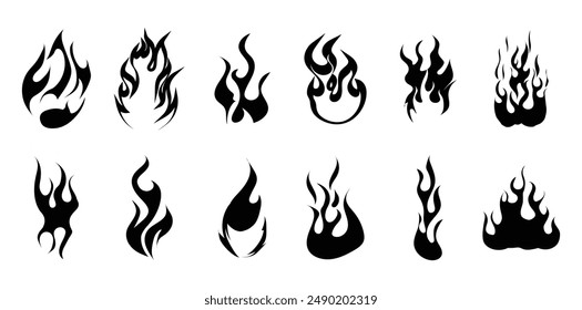 10 Flames Vector Pack Collection