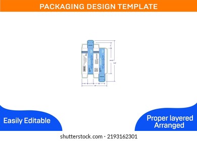 10 g CREAM BOX PACKAGING DESIGN TEMPLATE