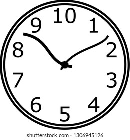 10 hour clock symbolising not enough hours in the day.