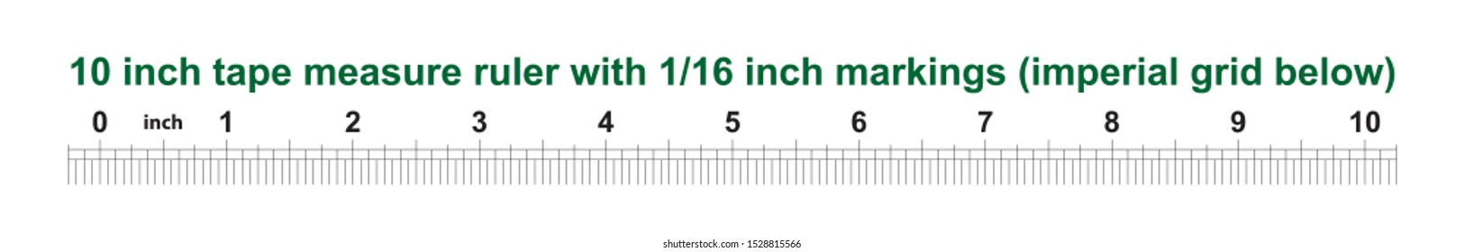how to measure inches with a ruler