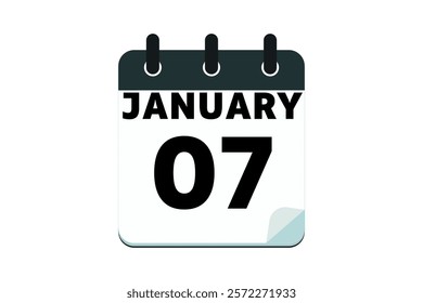 10 January calendar icon text page monthly web design on red, black deep green and white background vector, icon, or illustration with the month of January 10